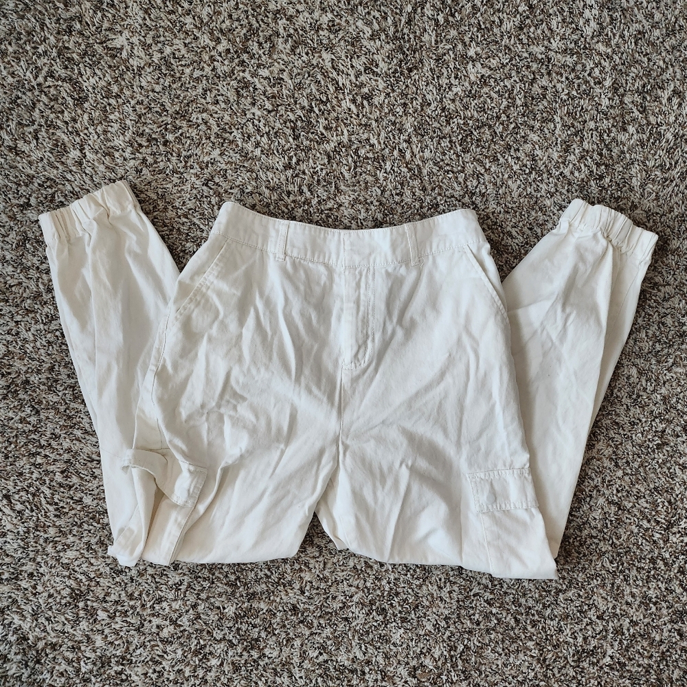 White Joggers